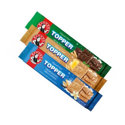 COMBO BAKERS TOPPER CREAM BISC 3X125G